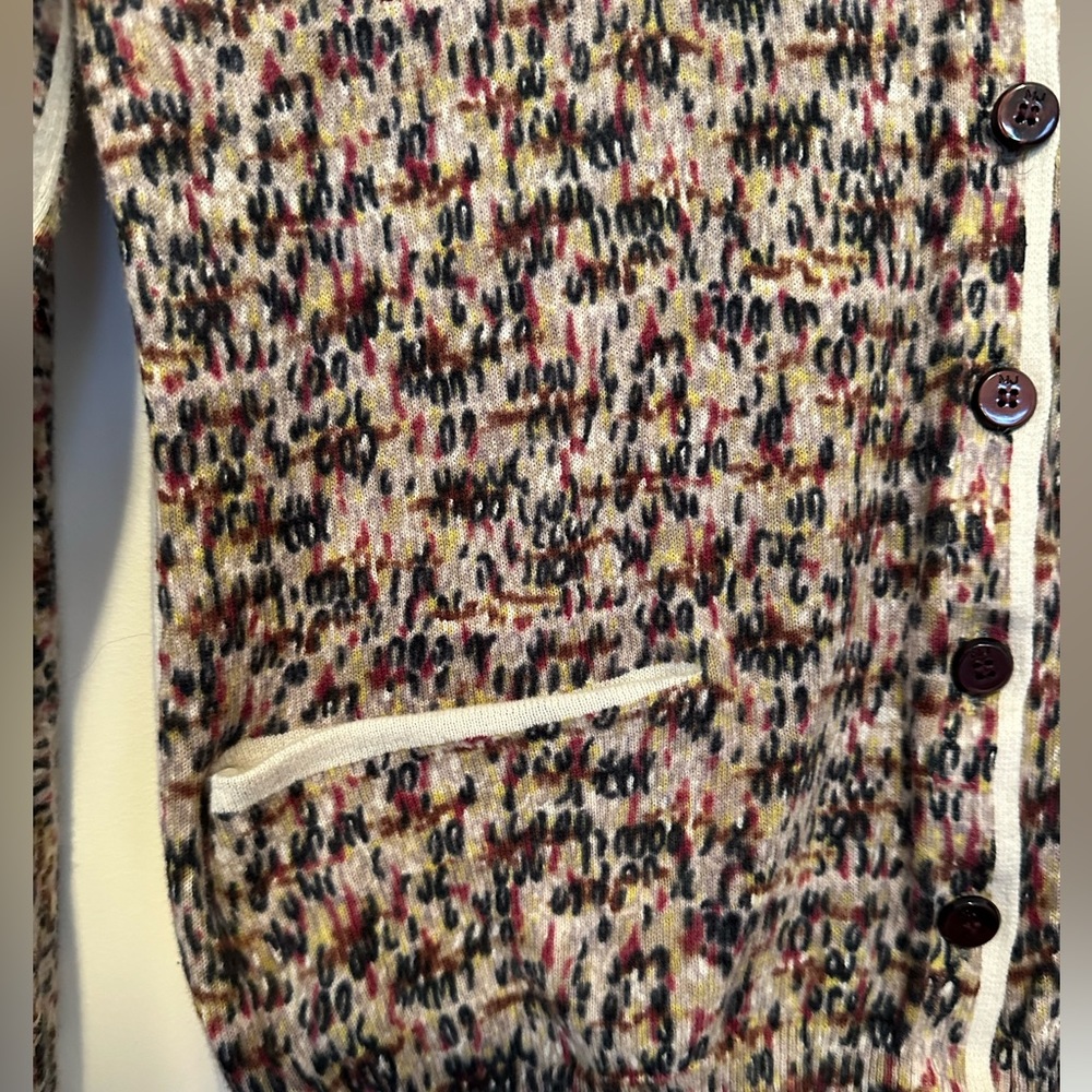 Marc Jacobs lightweight print cotton cardigan - size small - Picture 6 of 11